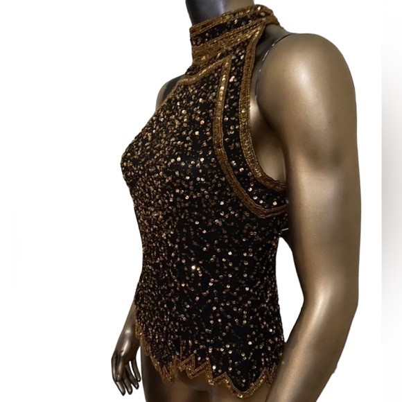 🪩 Sequin Top by Mark and John by Gopal - Picture 4 of 7